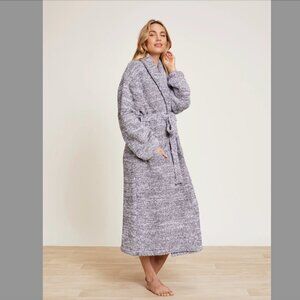 Barefoot Dreams CozyChic Heathered Fuzzy Adult Robe